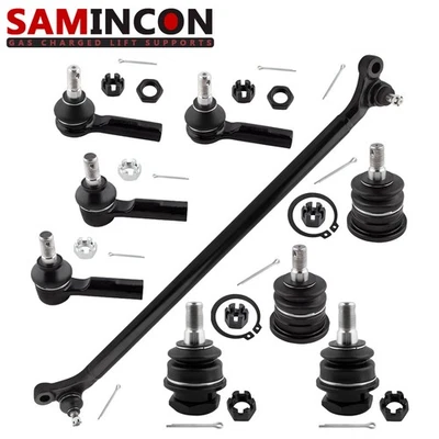 9x Front Inner Outer Tie Rod Upper Lower Ball Joint for 98-2004 Nissan Frontier - Image 1 of 4