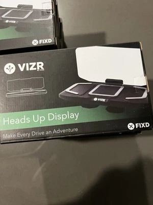 VIZR by FIXD Heads Up Driving Display Car Truck Phone GPS HUD mount navigation