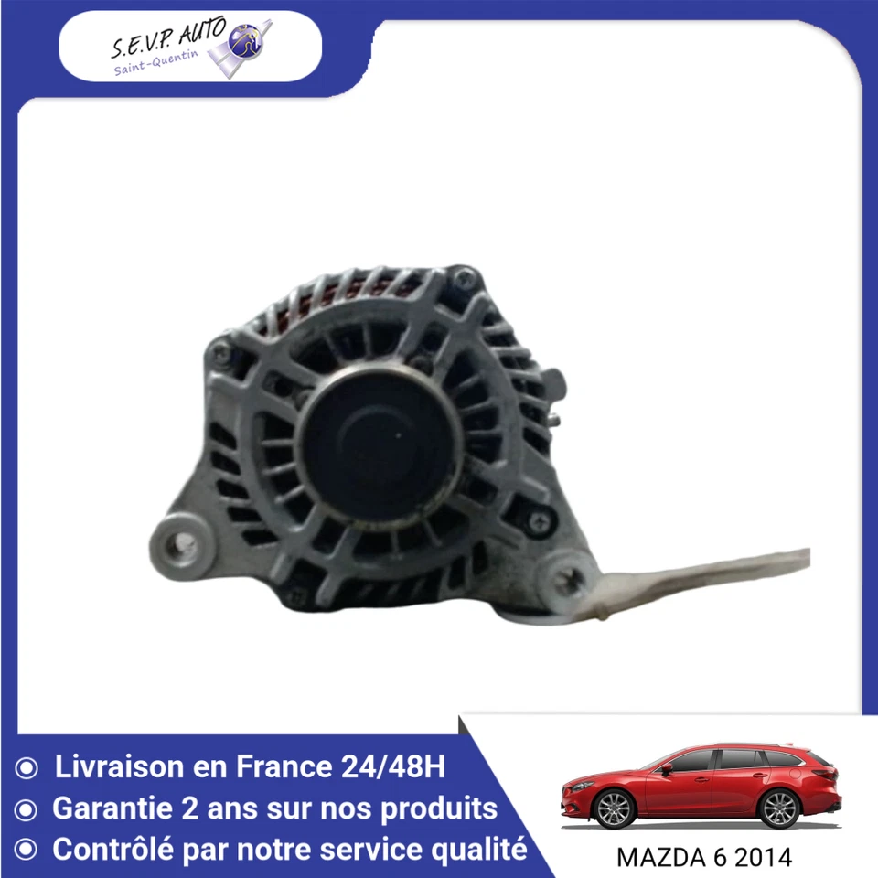 🇫🇷 ALTERNATEUR MAZDA MAZDA 6 BREAK ➤SH1N18300A ♻️ - Photo 1/3