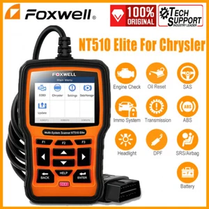 Foxwell NT510 Elite OBD2 Scanner For Chrysler Dodge Jeep Diagnostic Tool TPMS - Picture 1 of 9