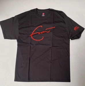 "ERIC CLAPTON 2010 USA TOUR VINTAGE SCHWARZ T-SHIRT ""SIGNATURE" - Bild 1 von 6