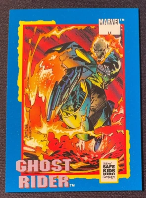 GHOST RIDER 1991 Impel Trading Card Marvel Superheroes Treats - Image 1 of 2