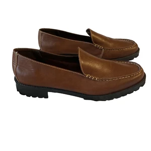 Predictions Leather Collection Womens Brown Slip On loafer Moccasin Size 11 - Picture 1 of 7