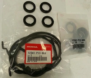 12341-P13-000 OEM HONDA H22A F20B VALVE COVER GASKET TUBE SEAL SET DOHC VTEC - Picture 1 of 3