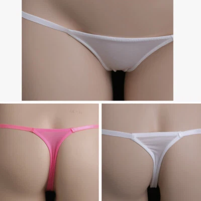 Sexy Women Mini Micro-Thong G-String Slip Slips Eiscreme If Фs / - Bild 1 von 4