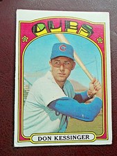 1972 Topps Don Kessinger Chicago Cubs #145 Baseball Card VG-EX Condition