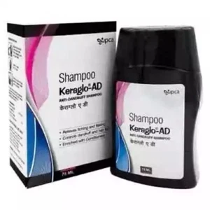 Keraglo AD Anti-Dandruff Shampoo - 75 ml, Control Dandruff & Hair Fall Free Ship - Picture 1 of 5