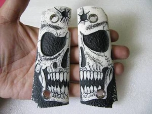 COOL NEW DEVIL RESIN GRIP FOR COLT 1911 KIMBER CLONES SPRINGFIELD FREE SHIPPING - Picture 1 of 18