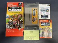 1992 Super Famicom Super Mario Kart Japanese Import CIB Excellent