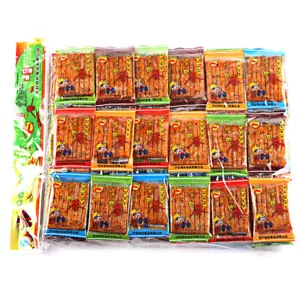 Mini paquete de 6 g * 66 bolsas Latiao desgarrado a mano gluten picante chino Latiao bocadillo comida - Imagen 1 de 8