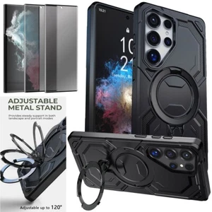 Für Samsung Galaxy S22 Ultra Rugged Kickstand Case Hülle/Sichtschutz Hartglas - Bild 1 von 32