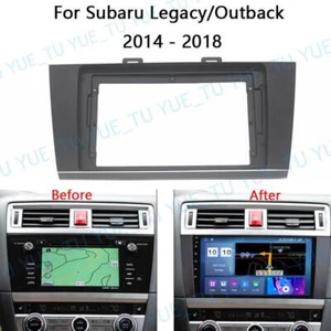 9'' Car Radio Stereo Frame Fascia Panel Trim for Subaru Legacy Outback 2015~18 - Picture 1 of 6
