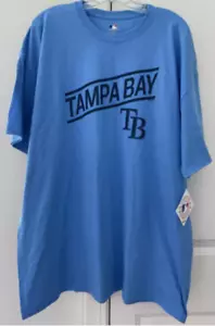 Camiseta Tampa Bay Rays Azul Claro Para Hombre XL NUEVA con etiquetas Mercancía Genuina - Imagen 1 de 7