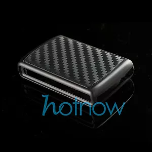Remote Key Shell Case Fob Carbon Fiber 3D Pattern for VOLVO 2016 XC90 - Picture 1 of 9