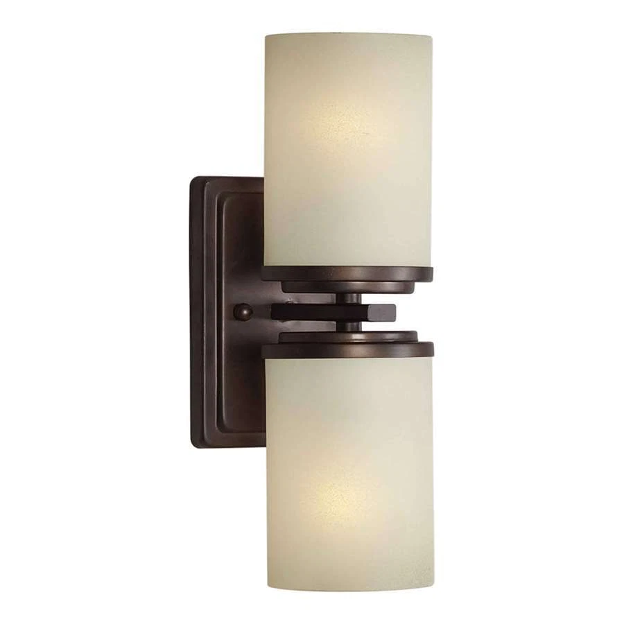 Forte Lighting 2 Light Wall Bracket in Antique Bronze - 2424-02-32 - Image 1 of 1