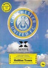 Football Programme>COLCHESTER UNITED v HALIFAX TOWN Aug 1989