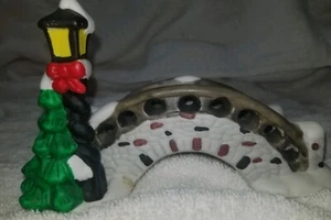 WINTERBRÜCKE - Keramik - Dorfzubehör - Bild 1 von 4