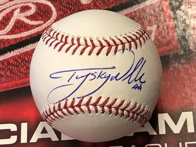 Certificado de autenticidad oficial de béisbol firmado por Taijuan "Sky" Walker ROMLB Diamondbacks Mariners Foto 1 de 2