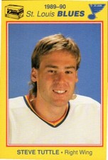 Steve Tuttle 1989-90 St. Louis Blues Kodak