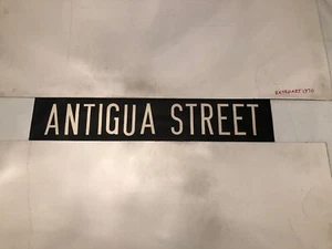 Edinburgh 212 Vintage Linen Destination Bus Blind 1975 29” - Antigua Street - Picture 1 of 5