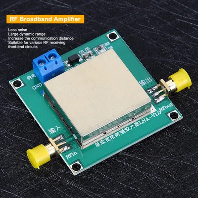 Amplificador de banda ancha RF bajo ruido LNA (ganancia de 1‐3000 MHz: 20 DB) fuente de alimentación Foto 1 de 4