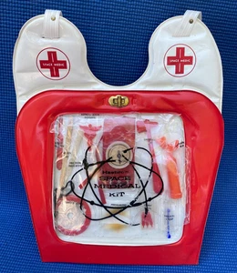 Vintage 1960 Hasbro Space Medical Kit Astronaut Atomic Toy Doctor Unused In Pack - Picture 1 of 8