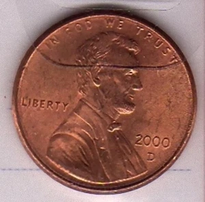 S031: USA Moneta Coin One Cent 2000 - Picture 1 of 1