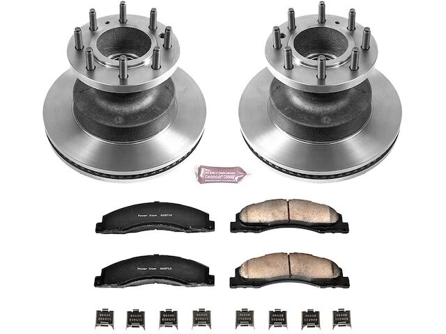Front Brake Pad and Rotor Kit For Ford E350 Super Duty NS265YM - Imagem 1 de 1