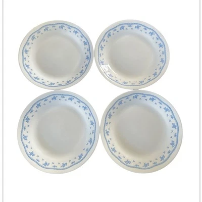 4 Corelle Morning Blue Bread & Butter Plates 6.5” Discontinued patterns - Image 1 of 4