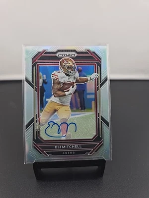 2022 Panini Prizm Elijah Mitchell Prizm Silver Rc Auto - Image 1 of 2