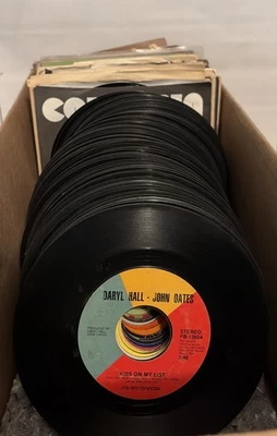 45 Rpm Promo Records Lot- 175+ Pop Rock Jazz Funk Country - Image 1 of 4