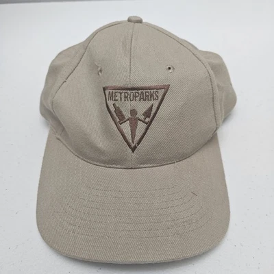 Gorra de Colección Metroparks Bordada Snapback Beige Ajustable Corona del Rey Años 80 Foto 1 de 4