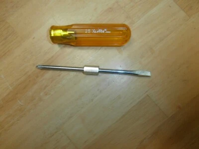 XCELITE CR2N REVERSIBLE SCREW DRIVER BLADE W/#25 HANDLE SLOTTED/PHILLIPS,NEW - Image 1 of 4