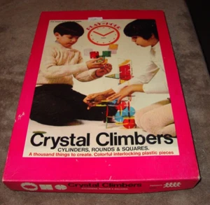 Vtg 1970’s Crystal Climbers Game - Interlocking Pieces - Missing Parts - Picture 1 of 8