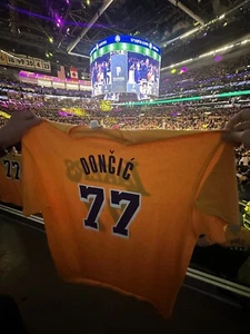 Luka Doncic Lakers Debut Game Tshirt 2/10/2025 SGA Crypto Arena Giveaway - Picture 1 of 8