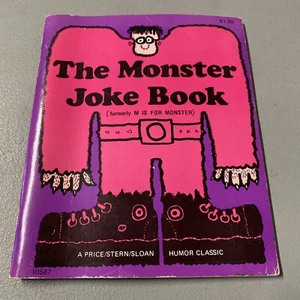 The Monster Joke Book (Formerly M is For Monster) by Roger Price (1973 Paperback - Picture 1 of 4