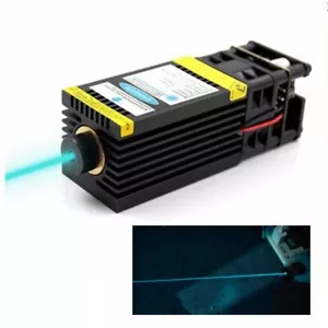 Focusable 488nm 80-100mw Sky Blue Dot Laser Diode Module TTL /5V PWM - Foto 1 di 6