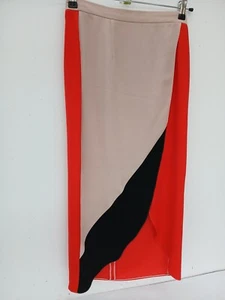 River Island size UK 10 Wrap Over Skirt with rear zip closure & Bright colours. - Picture 1 of 14