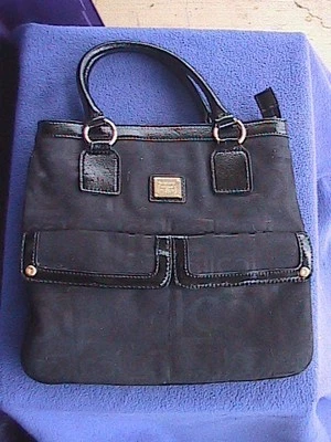 Bolso de lona Liz Claiborne Signature, excelente Foto 1 de 3