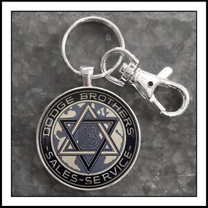Vintage Dodge Brothers Sales And Service Sign Photo Keychain Gift 🎁