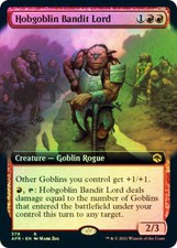 MTG Adventures... - Hobgoblin Bandit Lord - Extended Art Borderless FOIL NM Card