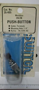 GC Electronics MIYAMA MS-197 DPDT ON-ON 3A Miniatur Drucktastenschalter 35-405 - Bild 1 von 5