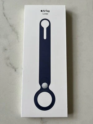 SET OF 2 NEW Genuine Apple AirTag Loop Deep Navy MHJ03ZM/A - Image 1 of 2