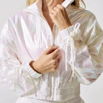 K-Swiss Eleven Venus Williams Glowup Flyaway Iridescent Jacket Tennis Dance NWT  - Image 1 of 4