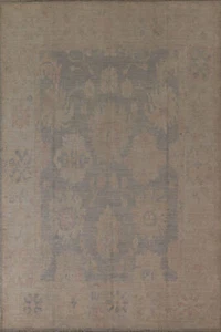 Vegetable Dye Traditioneller Oushak Türkischer Teppich Wohnzimmer Handgefertigter Teppich 8x10 Fuß - Bild 1 von 20