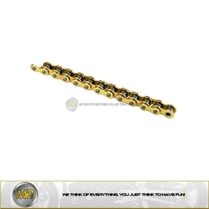 FÜR HUSABERG TE 250 2011 2012 2013 2014 KETTE MXR1 520 - 118 GLIEDER GOLDFARBEN - Picture 1 of 1