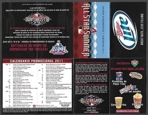 2011 Arizona Diamondbacks Miller Lite Regular Season POCKET SPIELPLAN NM-MINT - Bild 1 von 1