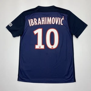 Ibrahimovic #10 PSG 2015 2016 Home Football Shirt Soccer Jersey Nike 658907-411 - Picture 1 of 23
