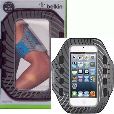 NEW Belkin Armband F8W150TTC00 iPhone 5/5s/5c iPod t. 5 Pro-Fit gray ProFit grey - Image 1 of 2