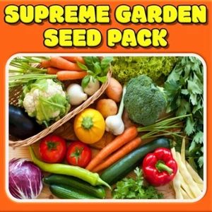 VEGETABLE GARDEN SEEDS PACK-50 TYPES-FRUIT-HERBS-SPICES-KITCHEN GARDEN PLANTS - Picture 1 of 22